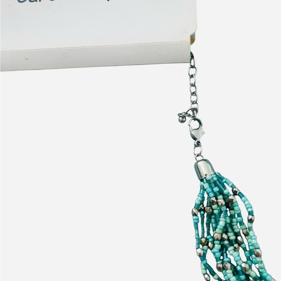 Vintage Multi-strand Turquois Beaded Necklace - Statement Necklace - Beautiful - Picture 5 of 5